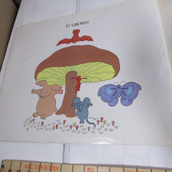 Mushroom in the Rain BIG BOOK (almost 2 feet tall) By Mirra Ginsburg Classroom - Picture 13 of 15
